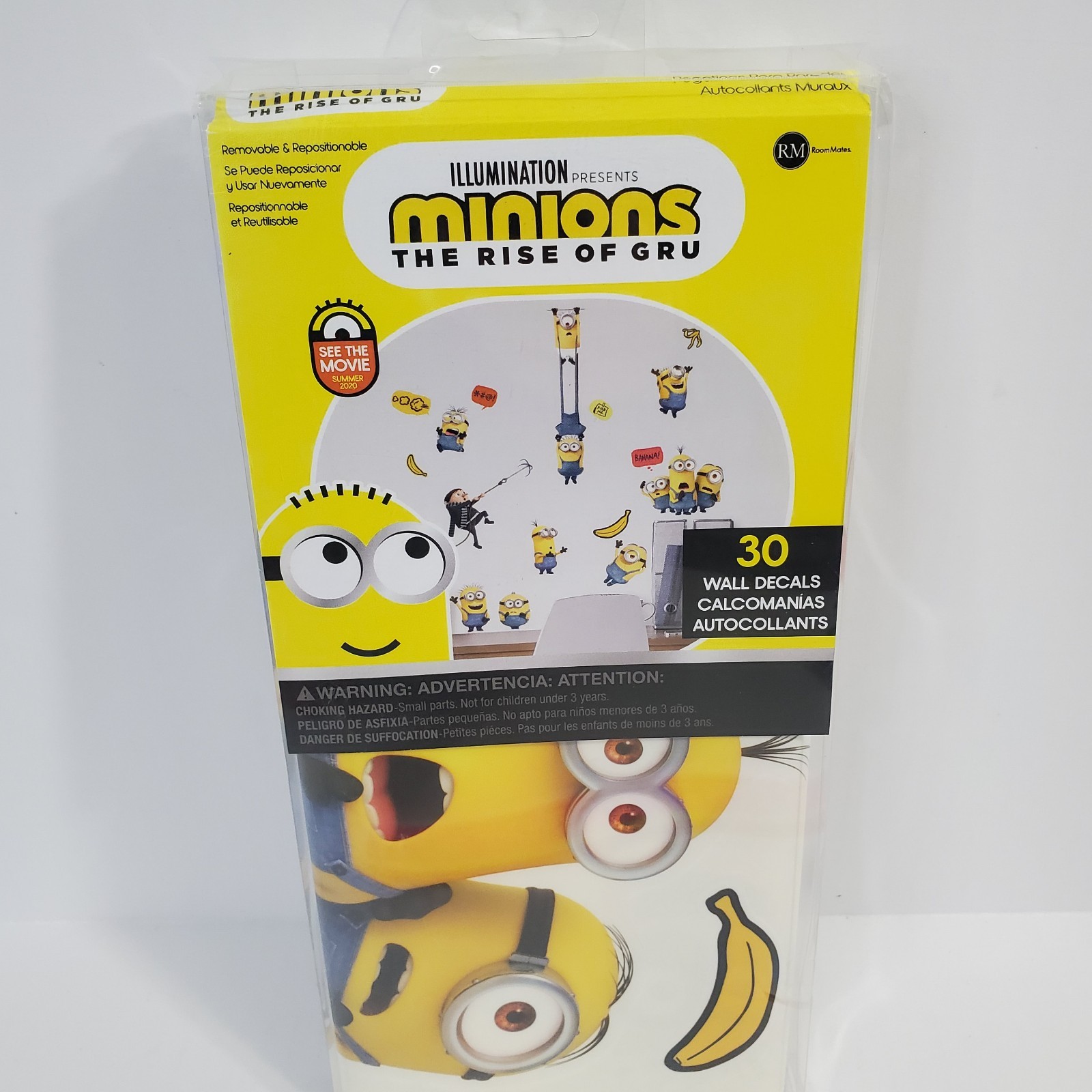 Minions Despicable Me Wall Decals Bundle Lot Of 2