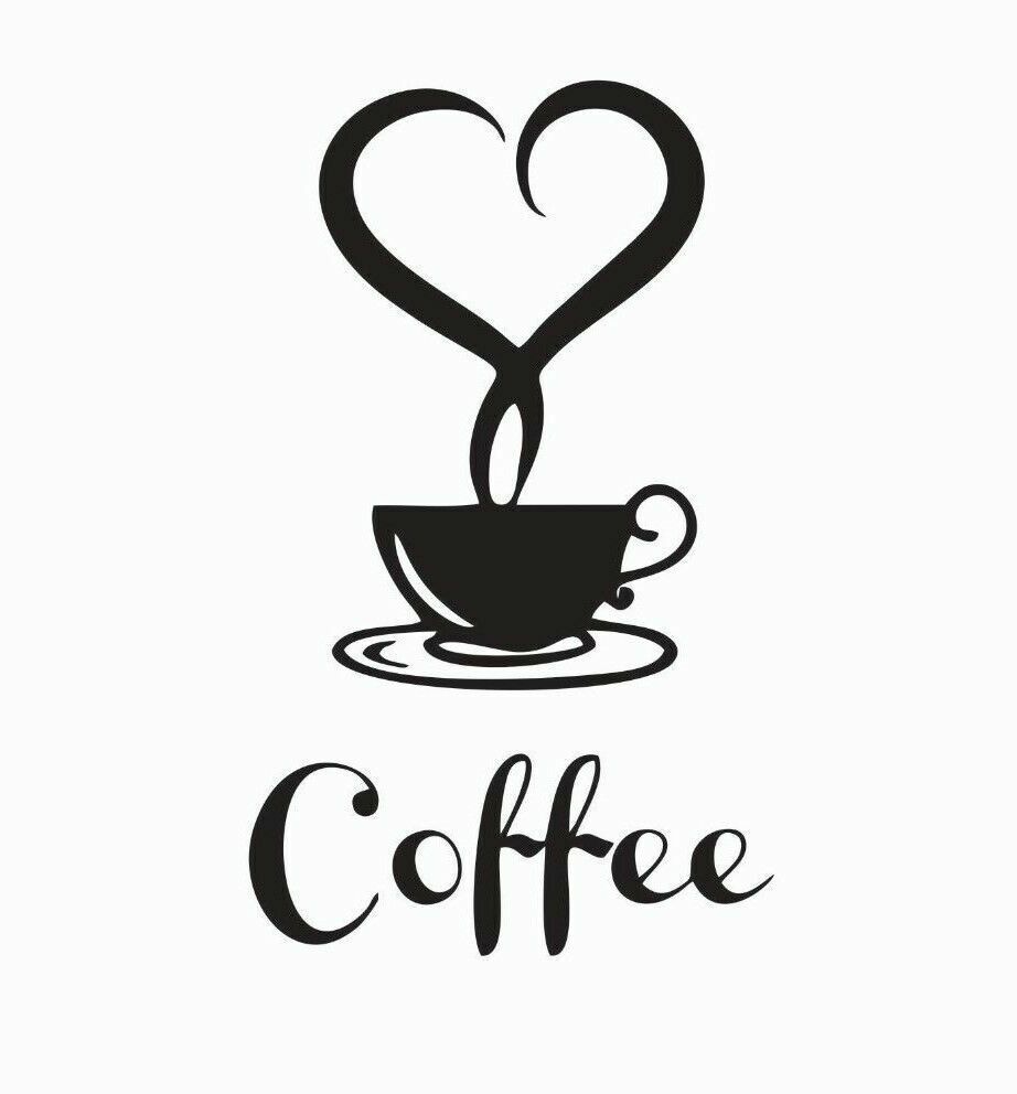 Coffee Lovers Vinyl Die Cut Car Decal Sticker – FREE SHIPPING-