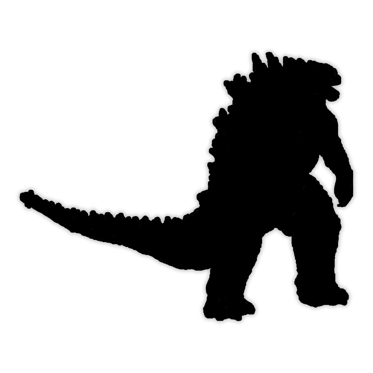 Godzilla Sticker Kaiju Gojira Japan Tokyo Vinyl Decal Car Wall Black Window