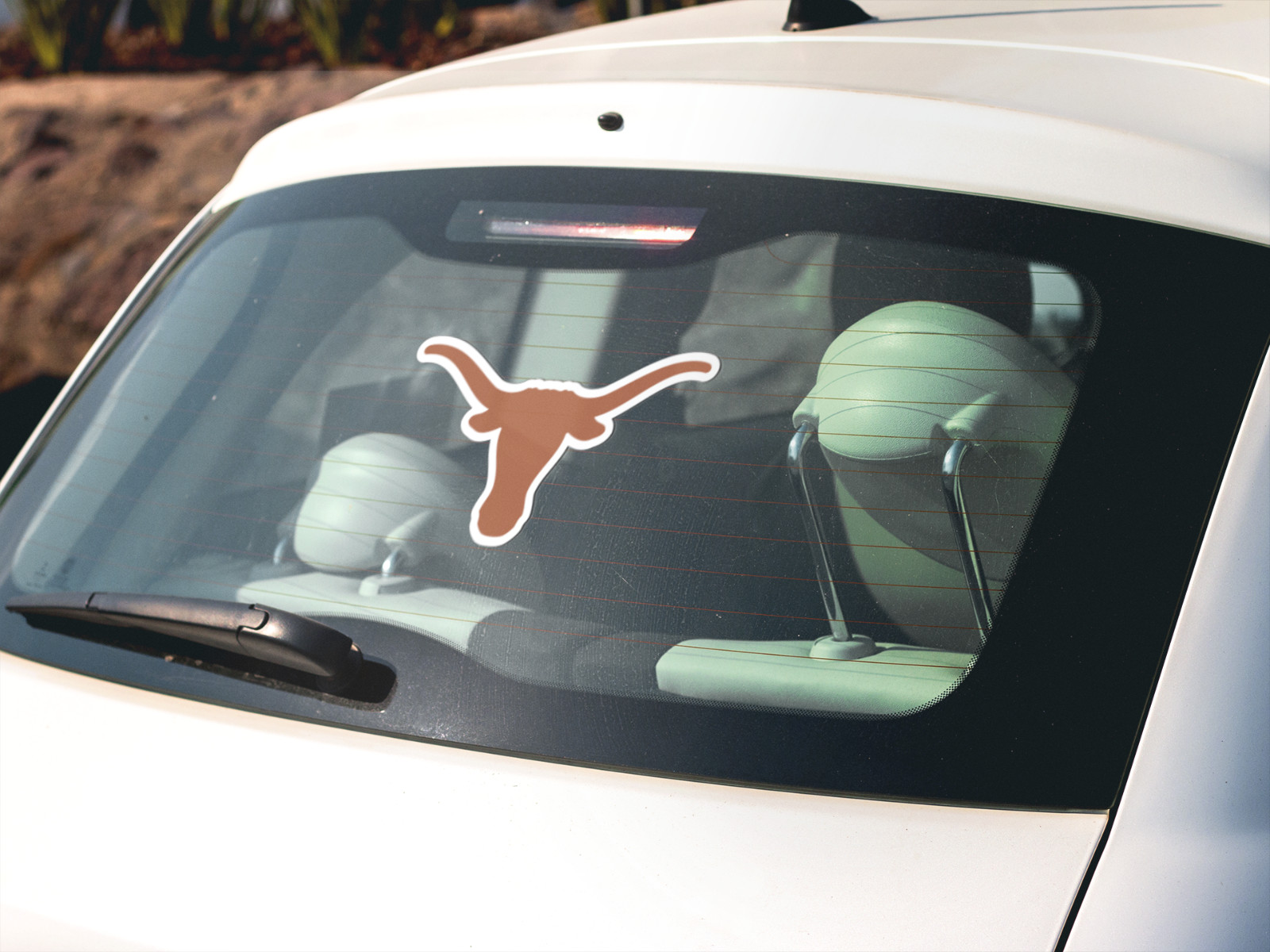 Texas University Longhorns Car Decal Vinyl Decal Monogram Sticker Bumper