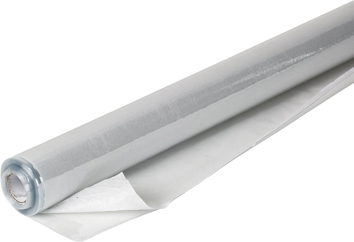 V44216/6 Crystal Clear Vinyl Sheeting-Packaged Rolls, 44″ x 18′ x 4Mil