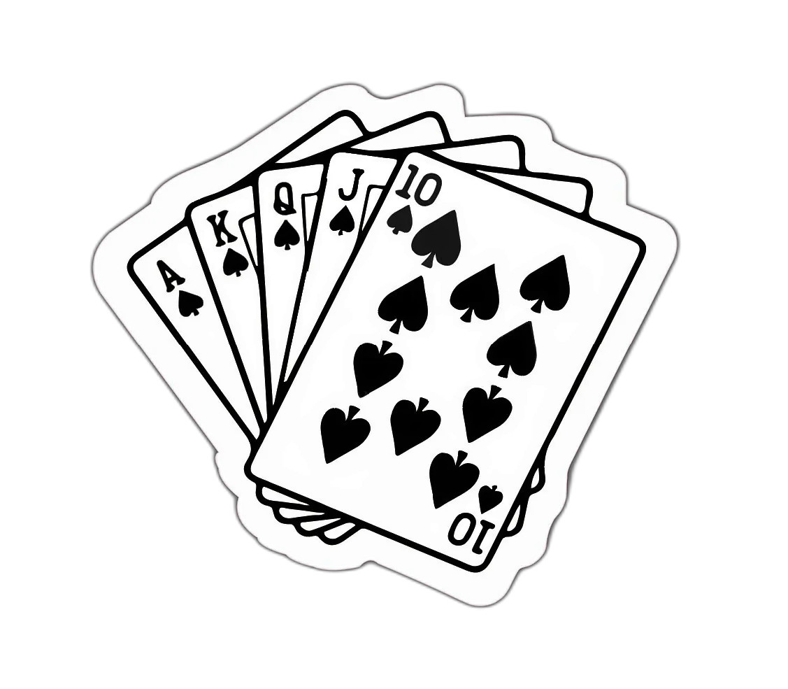 Poker Cards Sticker