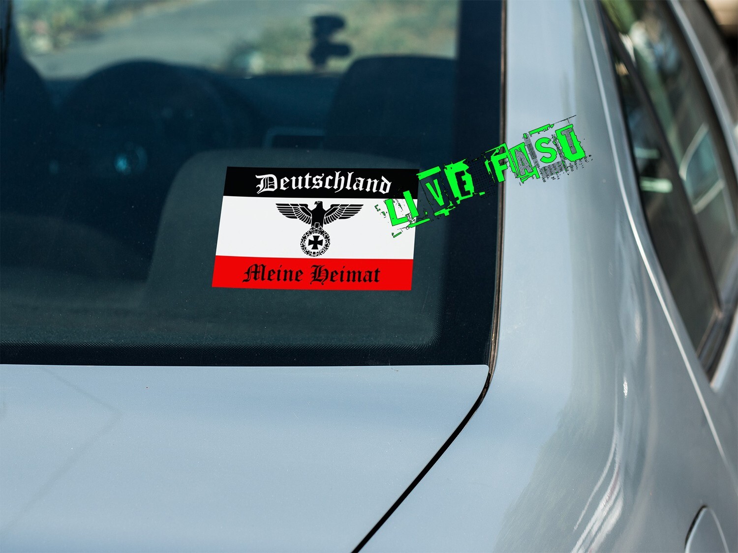 GERMANY MY HOME GERMAN IRON CROSS FLAG EAGLE Vinyl Decal Sticker