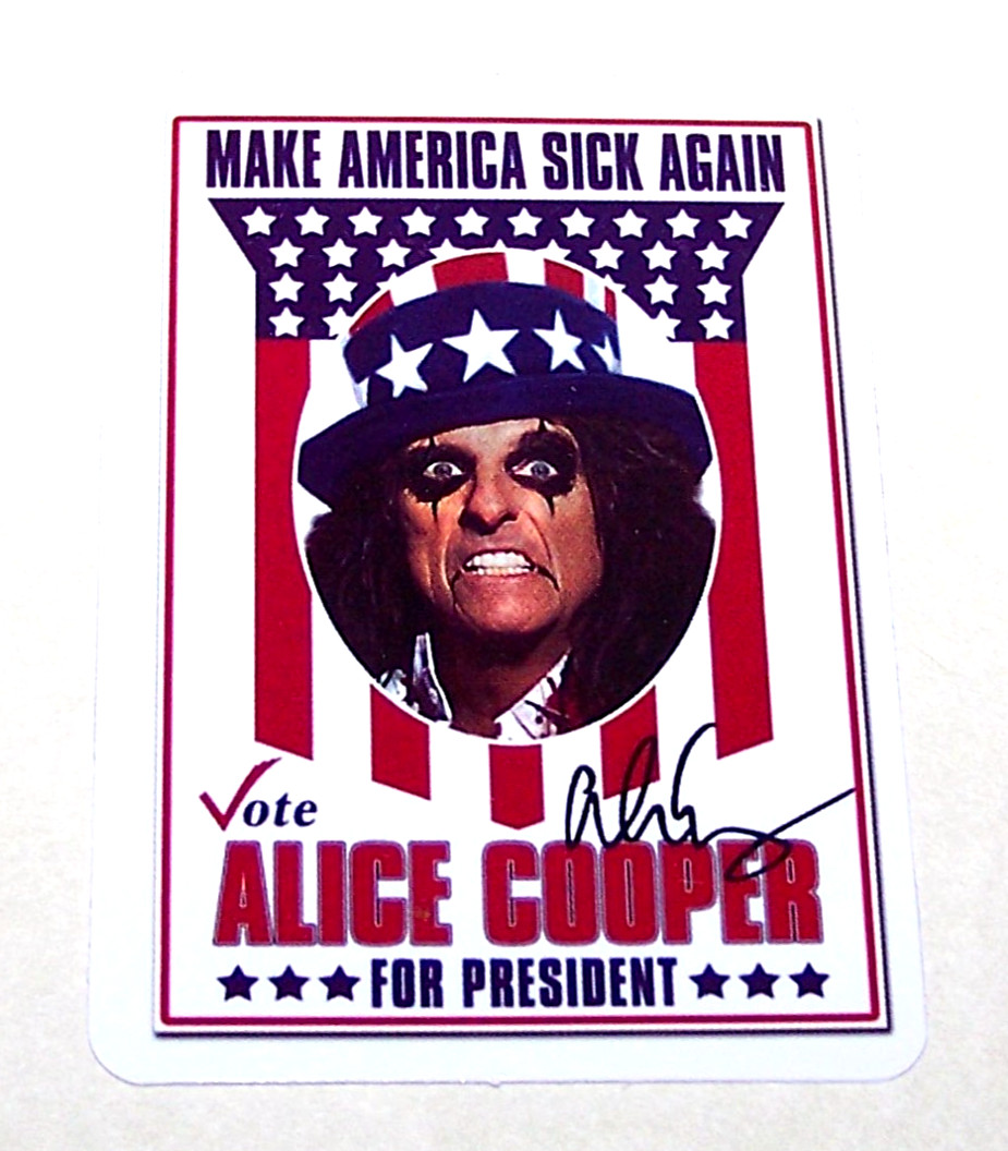 ALICE COOPER Logo Cut Sticker Decal Band Music Rock Metal – Alice Cooper