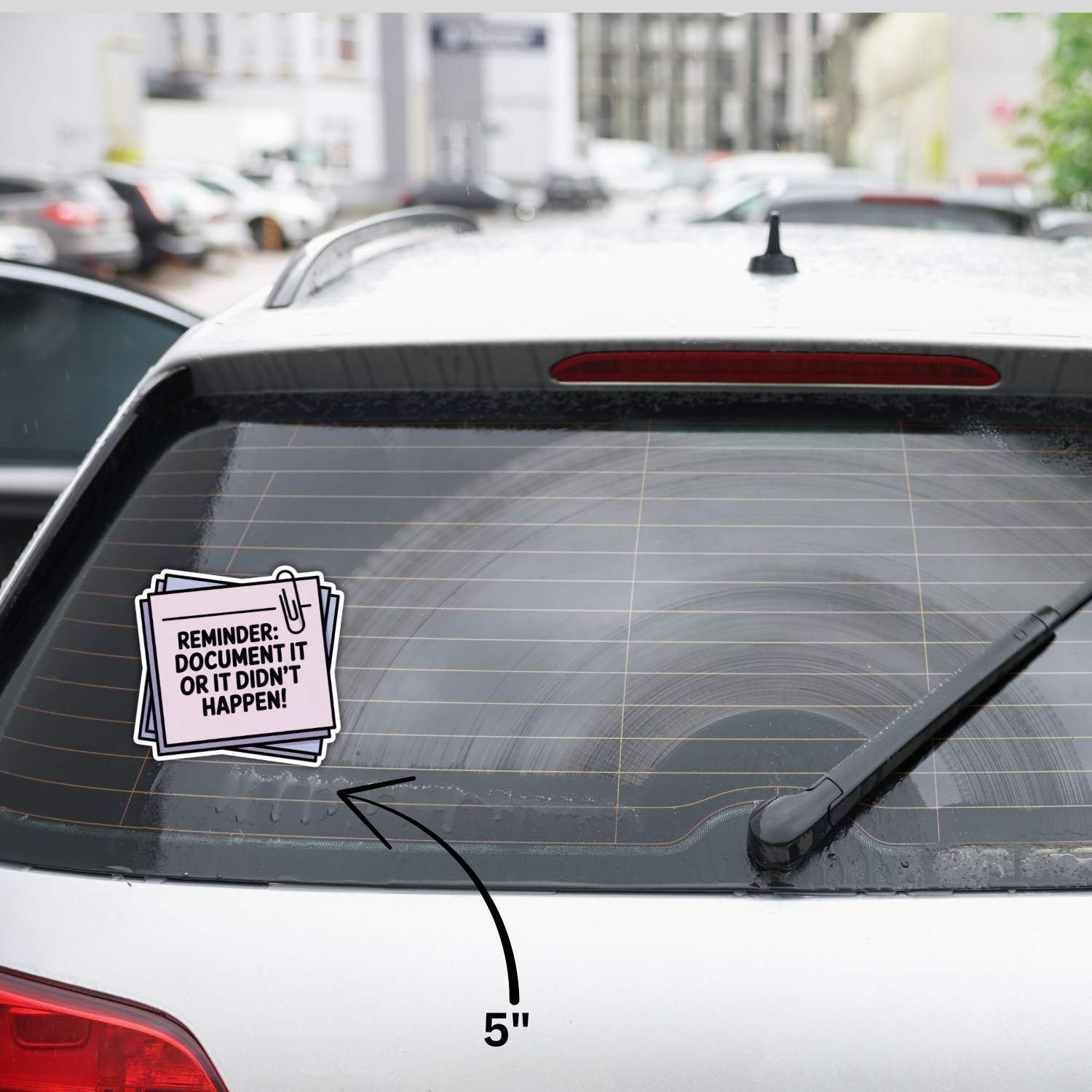 4pcs Document It or It Didn’t Happen Stickers – Funny Office Decals