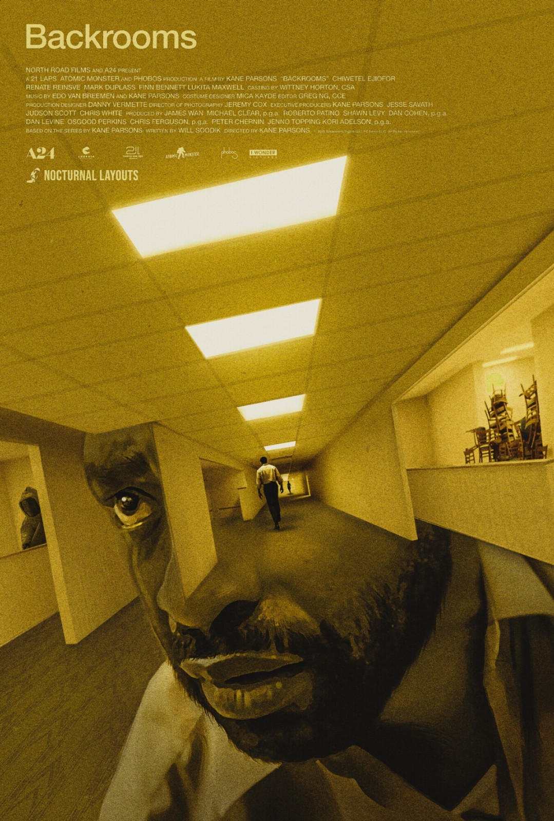 Backrooms Movie Poster 2026 Surreal Horror Wall Poster A3 A4 A2 A1