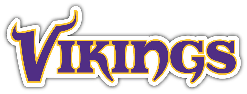 Minnesota Vikings NFL Sport Car Bumper Sticker Decal ”SIZES”