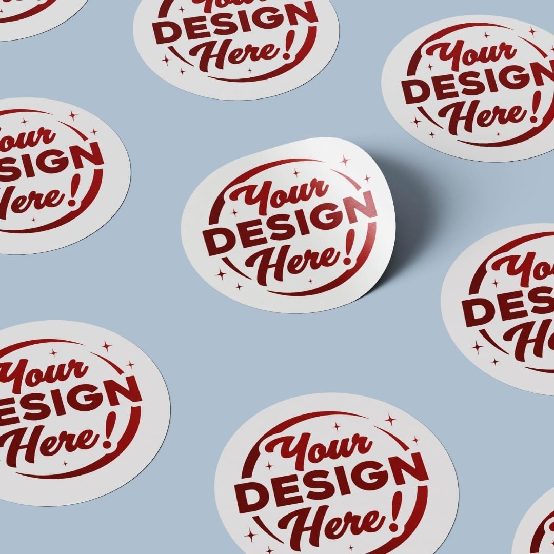 Custom Logo Label Packaging Personalized Vinyl Weather Waterproof Decal Stickers