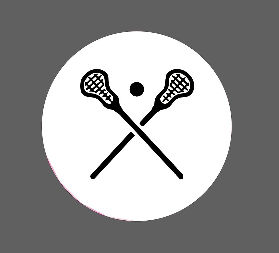 Lacrosse Sticker Sticks Circle Waterproof – Buy Any 4 For $1.75 Each Storewide!