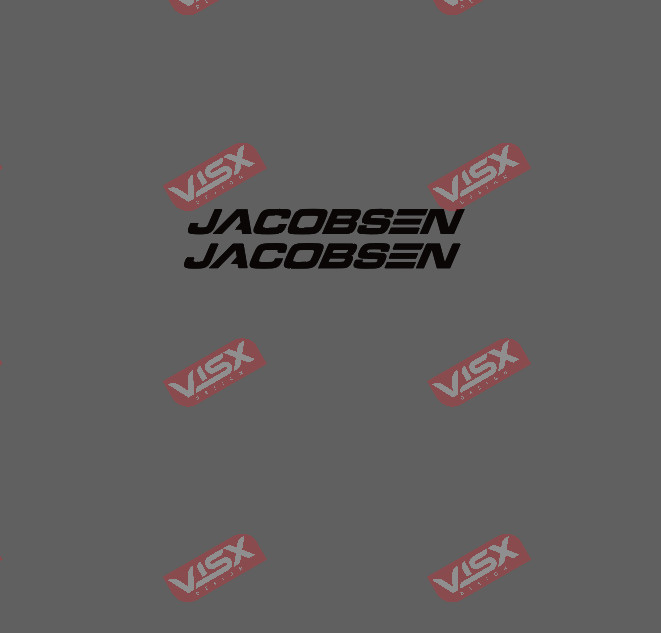 Pair of Decals for Jacobsen snow blower mower turfcat Sticker outdoor SET (2)