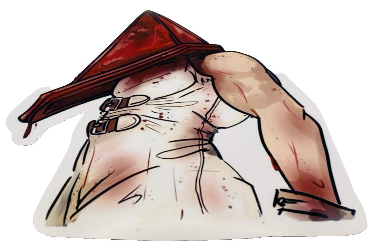 Silent Hill Pyramid Head Inspired Waterproof Car Decal Poster Vinyl Sticker Xbox