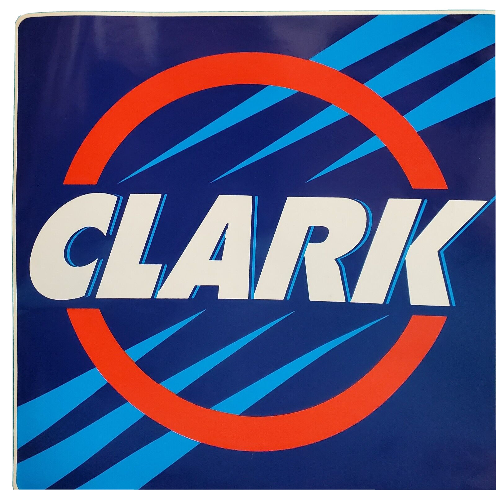 Clark Gas Station Logo STICKER LARGE Gas Pump 16″ X 16″ Oil