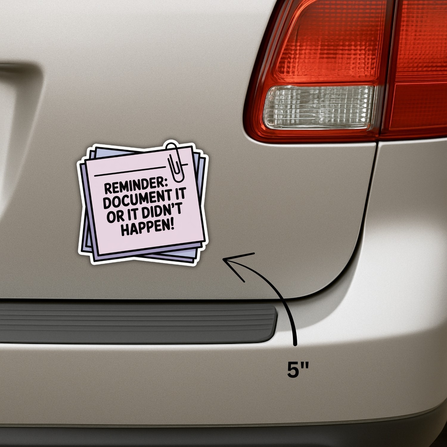 4pcs Document It or It Didn’t Happen Stickers – Funny Office Decals