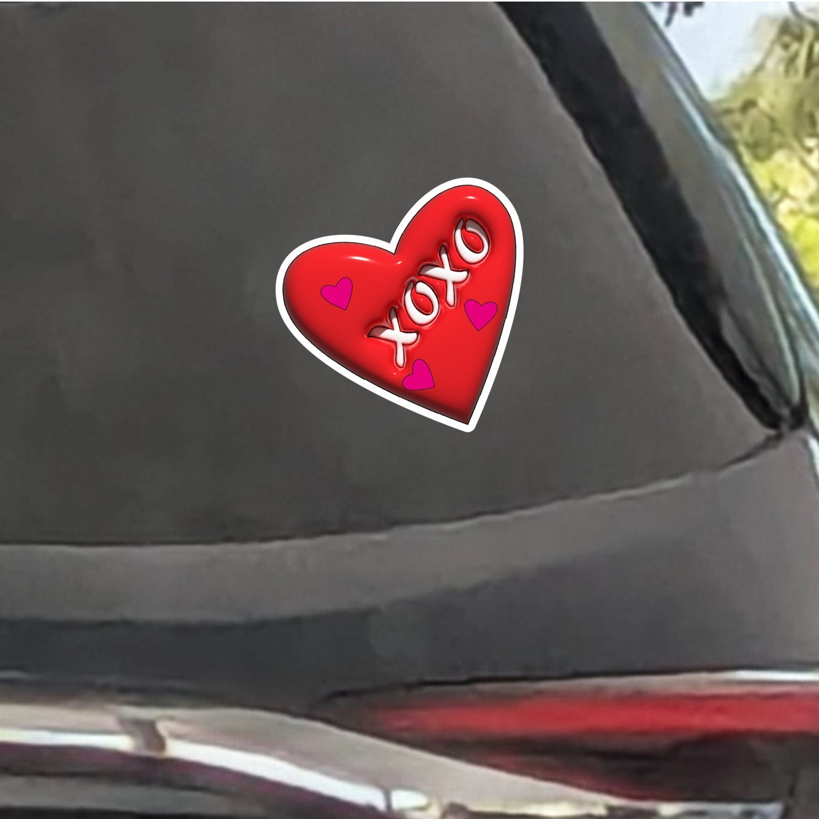 Heart Vinyl Stickers Waterproof Valentine Day Decal for Car Water Bottle Laptop