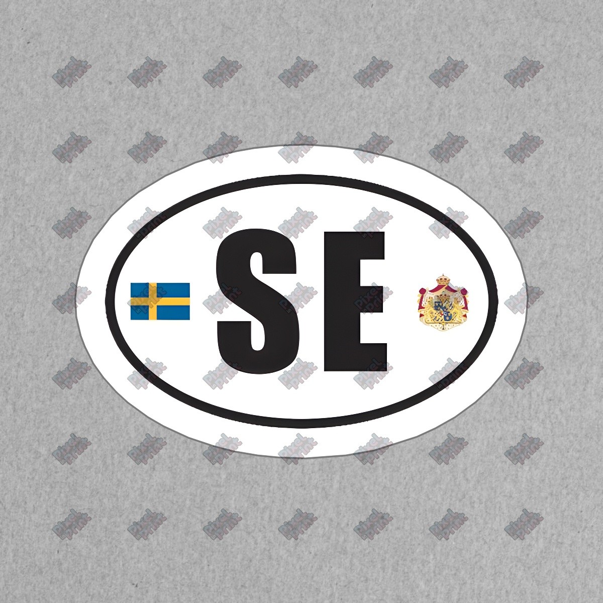 Sweden SE Oval Vinyl Sticker Decal Perfect for Travel Lovers, Home #522719