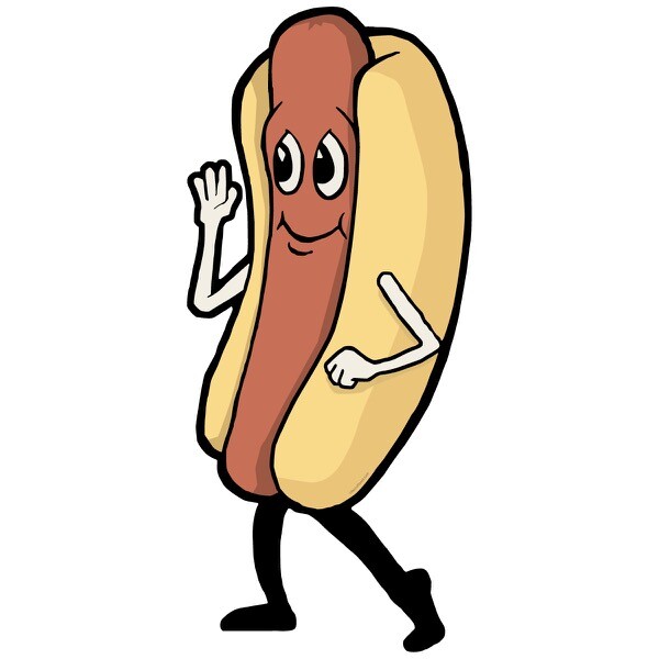 Hot Dog Dancing Movie Snacks Wall Decal Home Theater