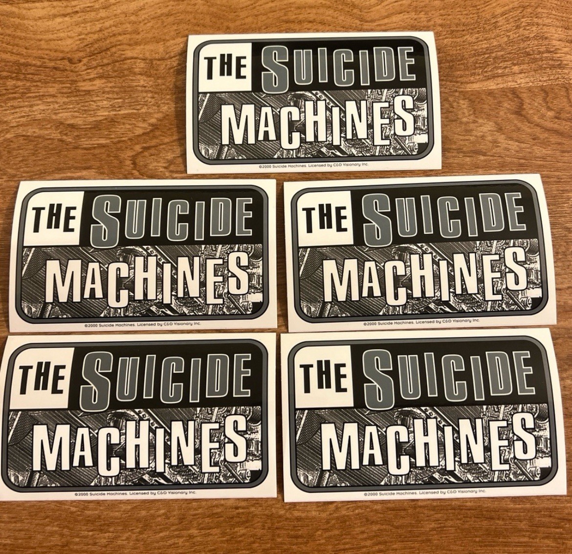 RARE 2000 The Suicide Machines Sticker Pack (5)