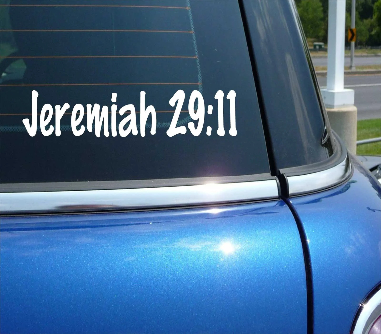 Jeremiah 29:11 DECAL STICKER BIBLE QUOTE VERSE GOD JESUS CHURCH PRAY CAR TRUCK