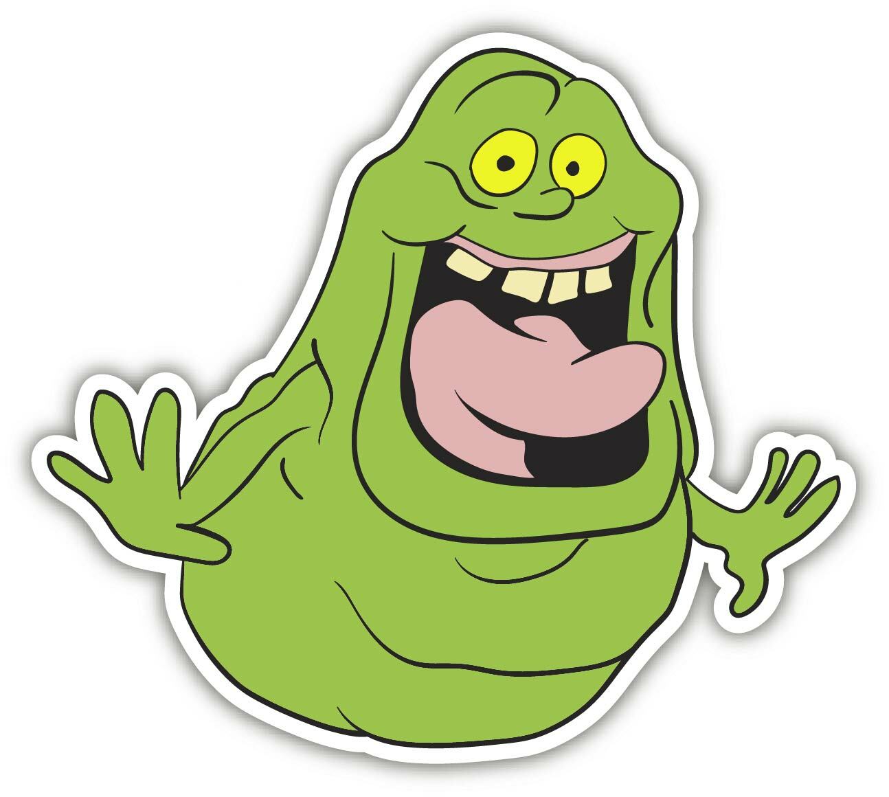 Ghostbusters Slimer Cartoon Sticker Decal 24″