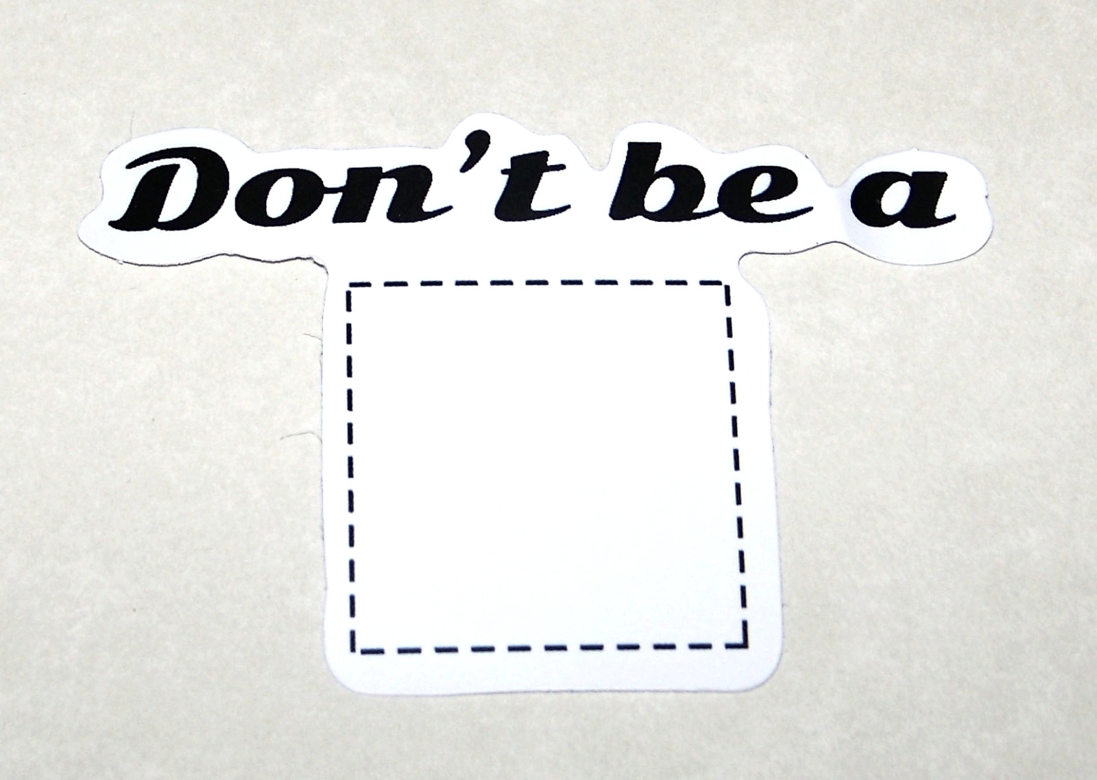 Pulp Fiction Mia “Don’t Be a Square” Cut Sticker Decal Movie Tarantino Film