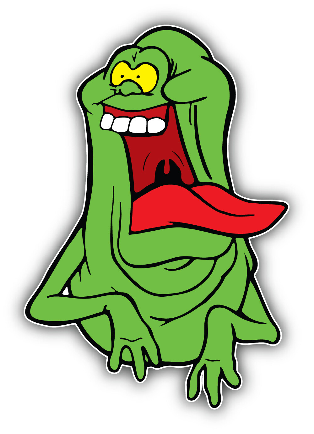 Ghostbusters Cartoon Funny Slimer Sticker Bumper Decal – ”SIZES”