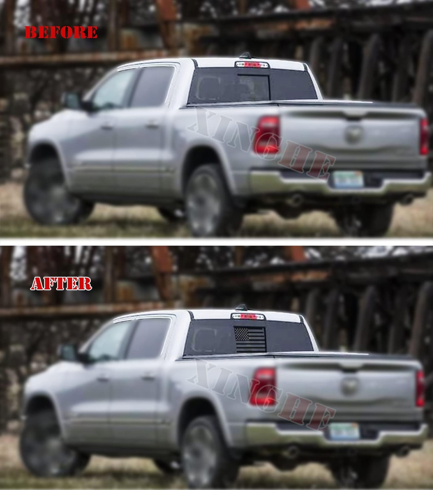 Xinghe for Chevy Colorado GMC Canyon 2015-2026 Rear Middle Window American Fl…