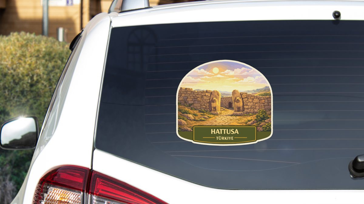 Hattusa Türkiye Sticker Decal Vinyl Die-Cut World Heritage Sites Series