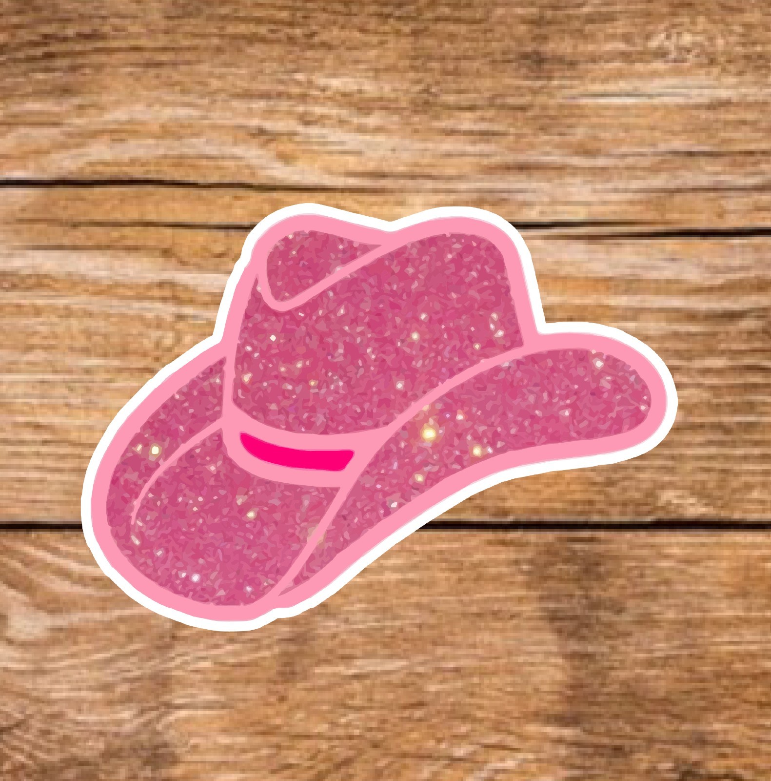 Cowgirl – 2 Pages (20 Sticker Set) 2in, Waterproof, Glossy Finish Vinyl.