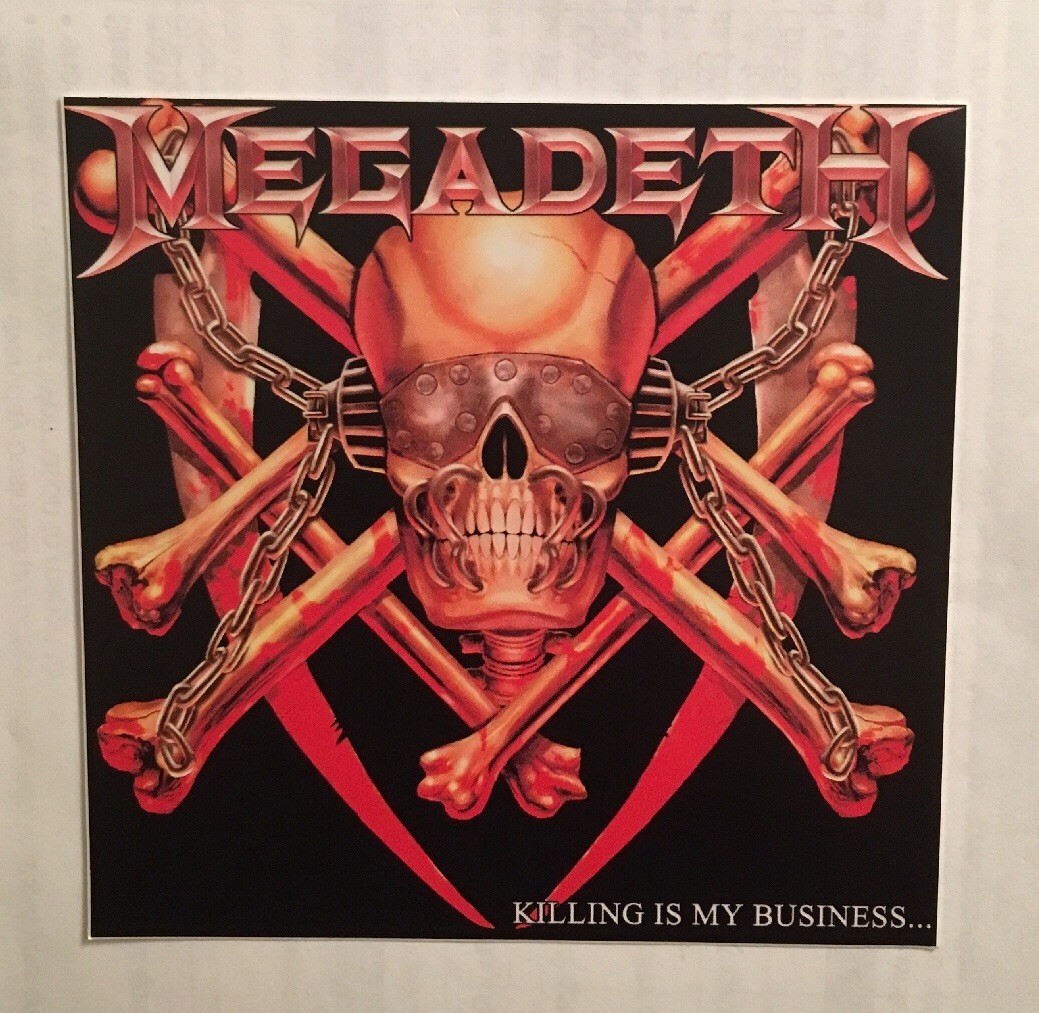Megadeth Sticker – Killing Is My Business