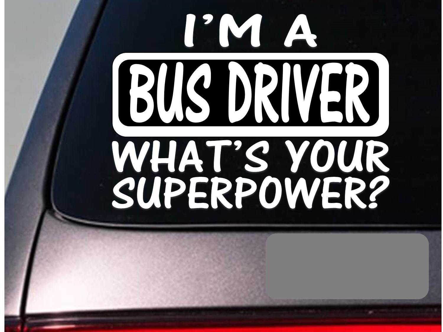 I’m a busdriver sticker decal *E185* bus school college tour touring