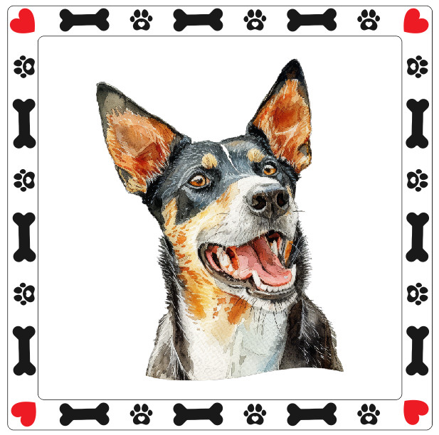 Smooth Collie Dog Sticker Decal A1120