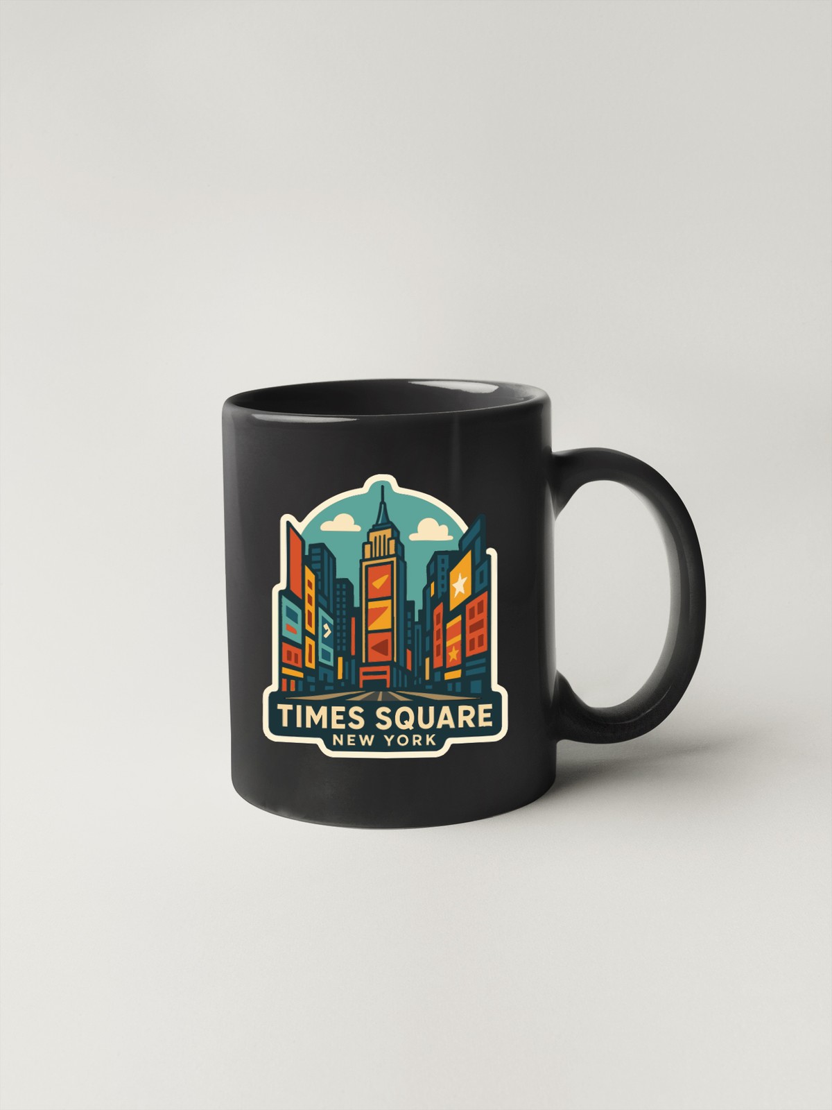 Times Square New York Sticker Decal Vinyl Die-Cut Symbolic Landmark Design