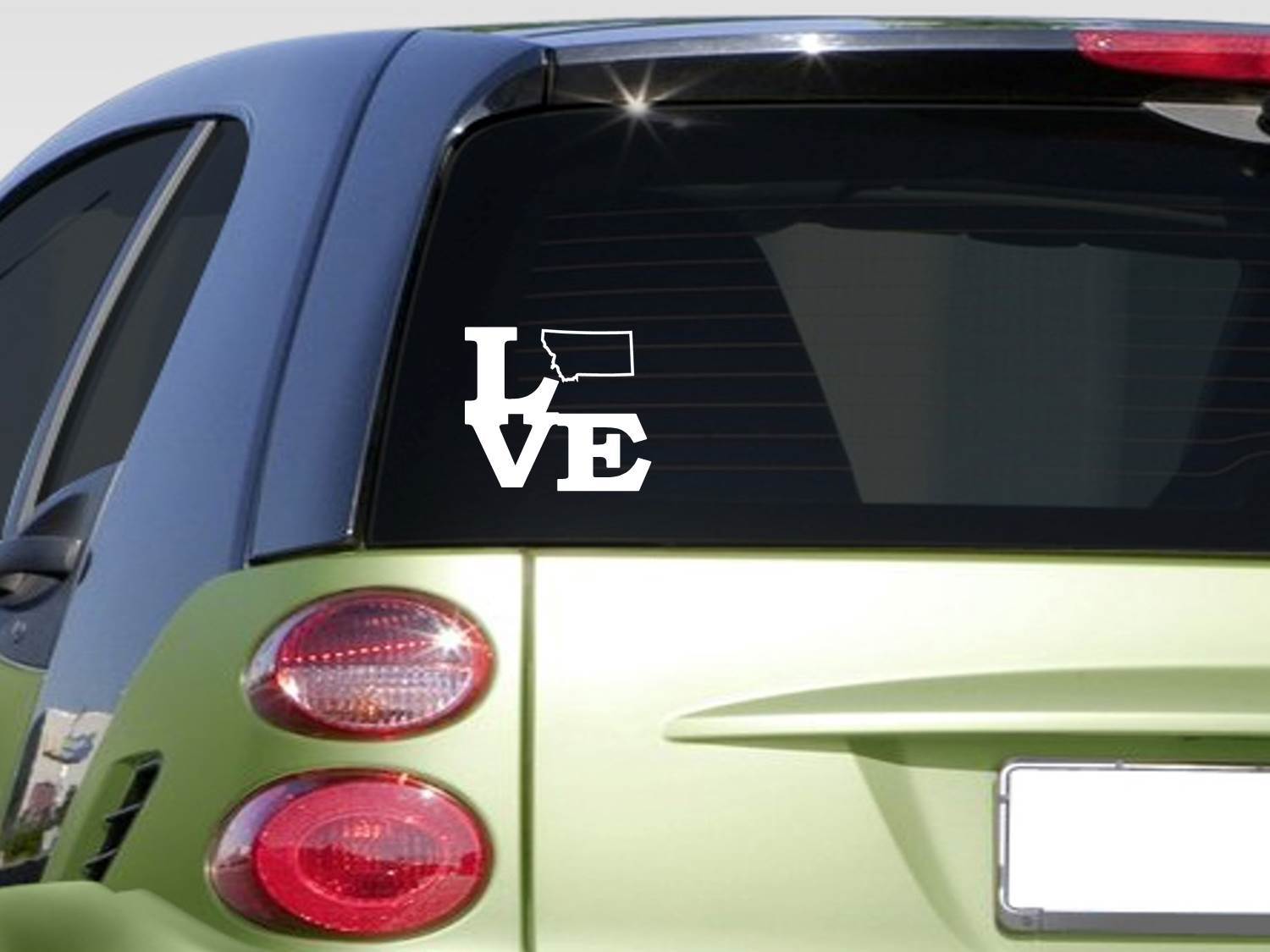Love Montana state *F301* sticker decal window football basketball