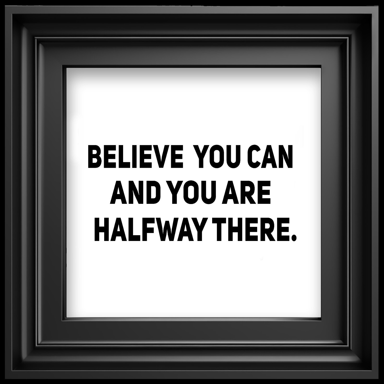 Motivational Wall Art – Peel and Stick Vinyl/removable Wall Decals. 3D illusion.