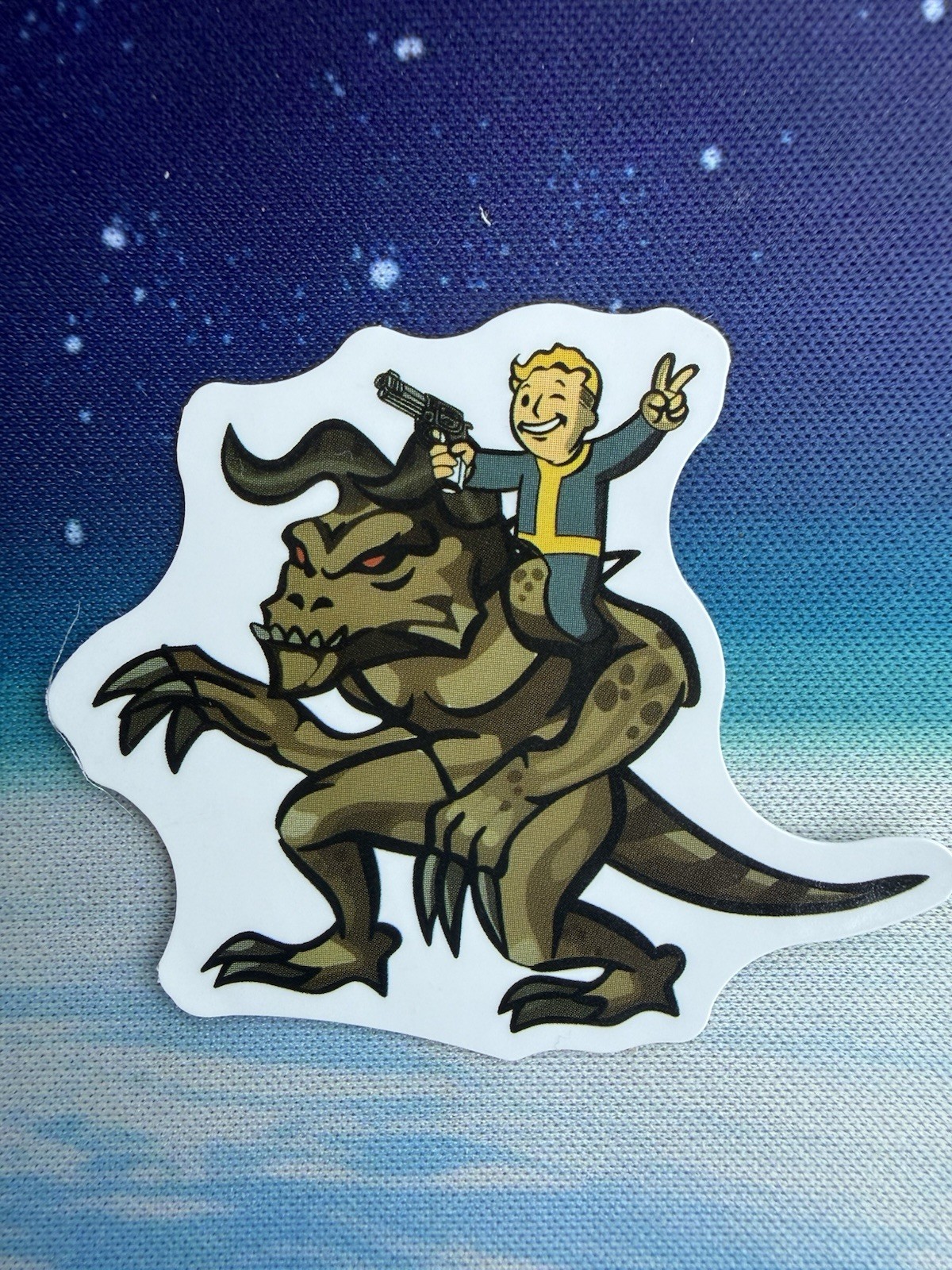 Fallout Sticker Vault Boy TV Show Game Decal Post Apocalypse Gamer Deathclaw