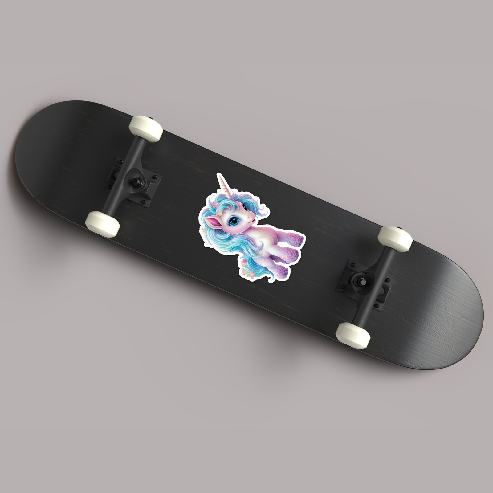 Cute Baby Unicorn – Vinyl Decal Sticker – Car Window Laptop – ebn9201