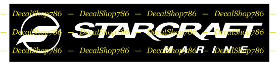 Starcraft Boats – Outdoor Sports- Vinyl Die-Cut Peel N’ Stick Decals & Stickers