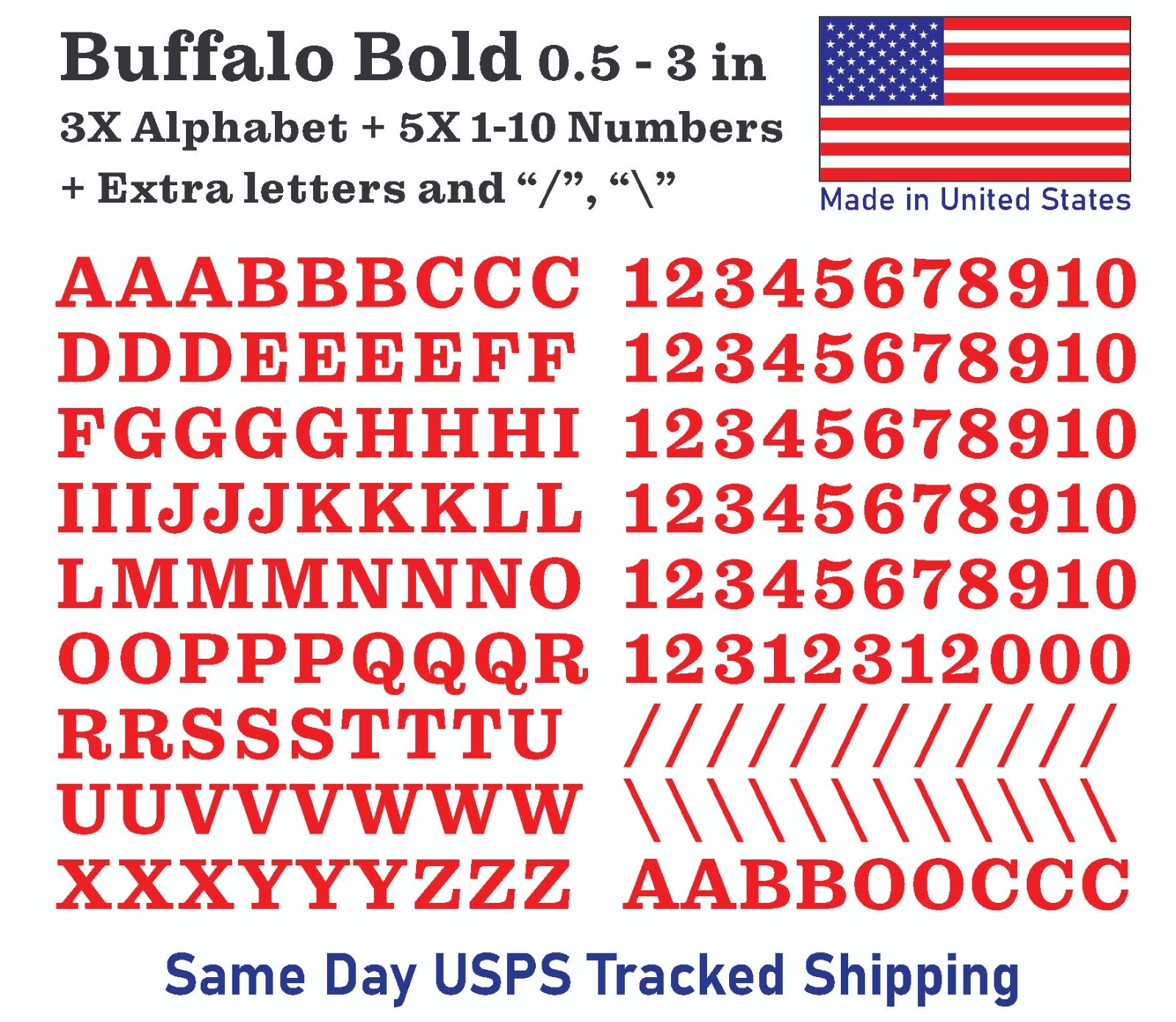 3XAlphabet & 0-10 Vinyl Decal Numbers – A-Z+0-10 Mailbox Address Decal Stickers
