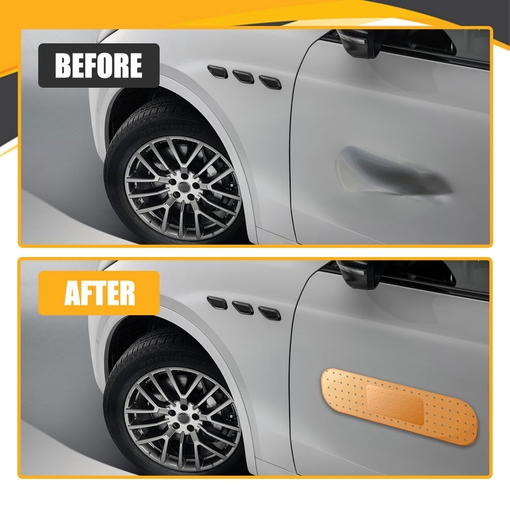 2PCS Car Bandaid Sticker, Giant Car Bumper Sticker Large Bandage Decal, Bandage