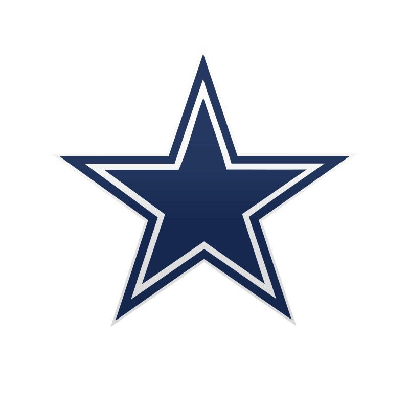 Dallas Cowboys STAR Wall Decal Sticker 12″ x 12″ Car Truck Glass dicut