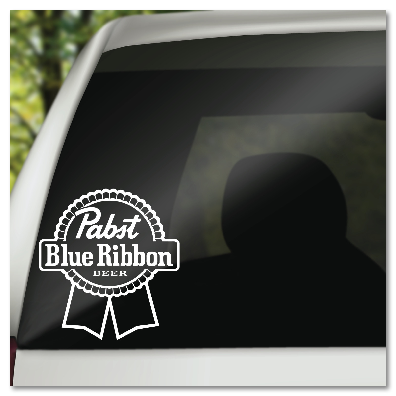 6″ Pabst Blue Ribbon PBR Beer Ribbon Vinyl Decal Sticker
