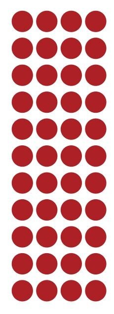 3/4″ Red Round Label Dots Stickers Color Coding Inventory 3/4 Inch Dot