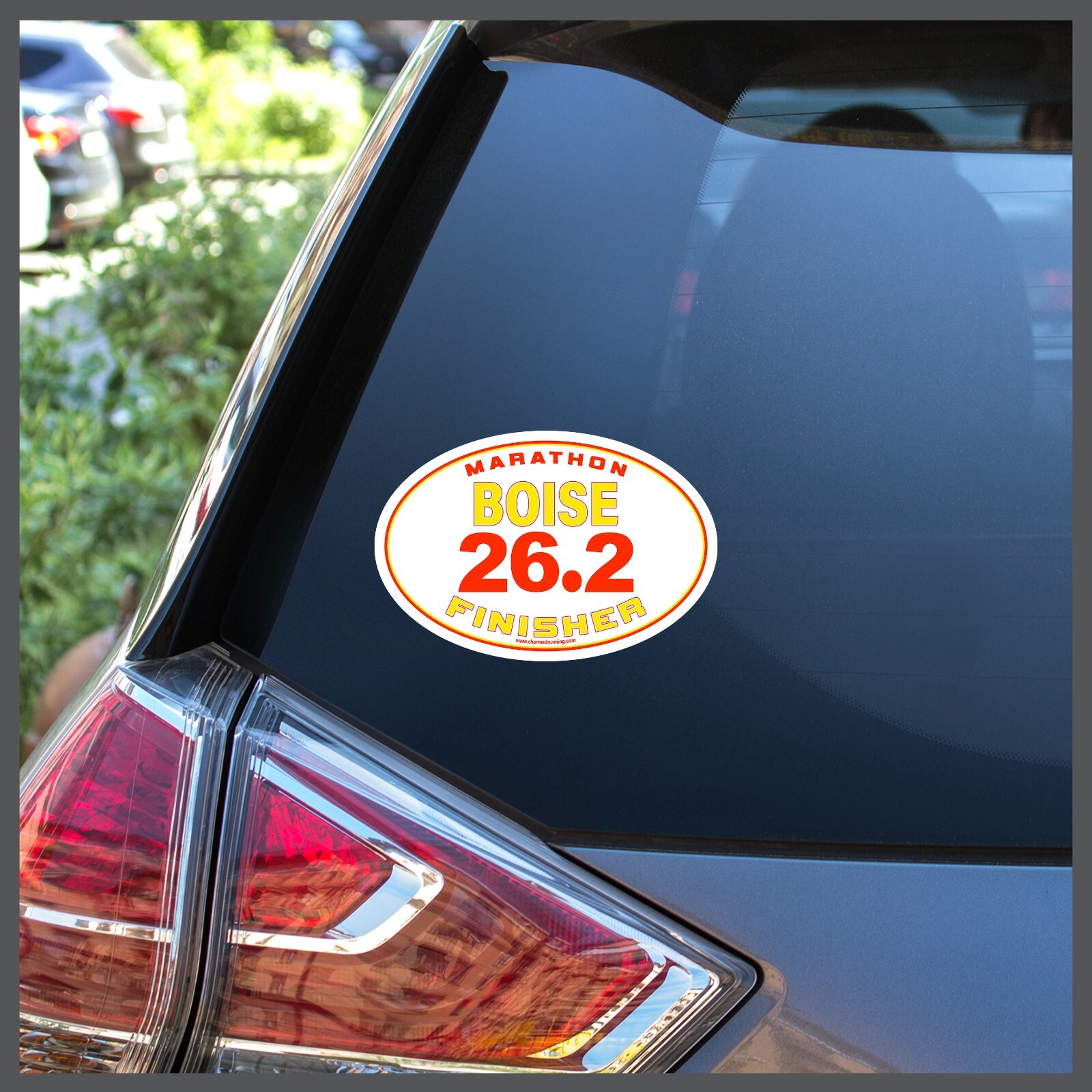 Boise Marathon 26.2 Finisher CUSTOM YEAR Removable Decal or Car Magnet