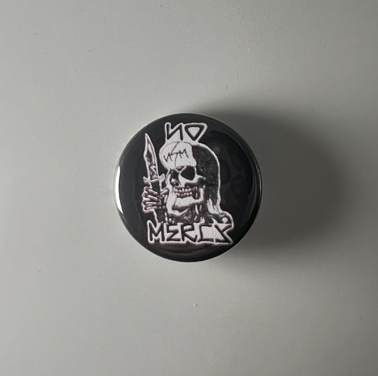 No Mercy Thrash Punk 1.25″ Button N003B125 Badge Pin
