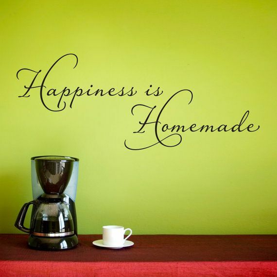 Vinyl Decal, Wall Decor – Happiness is Homemade