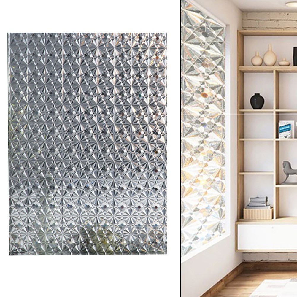Non-Adhesive Privacy Film for Glass For Windows Easy Installation 45x200cm