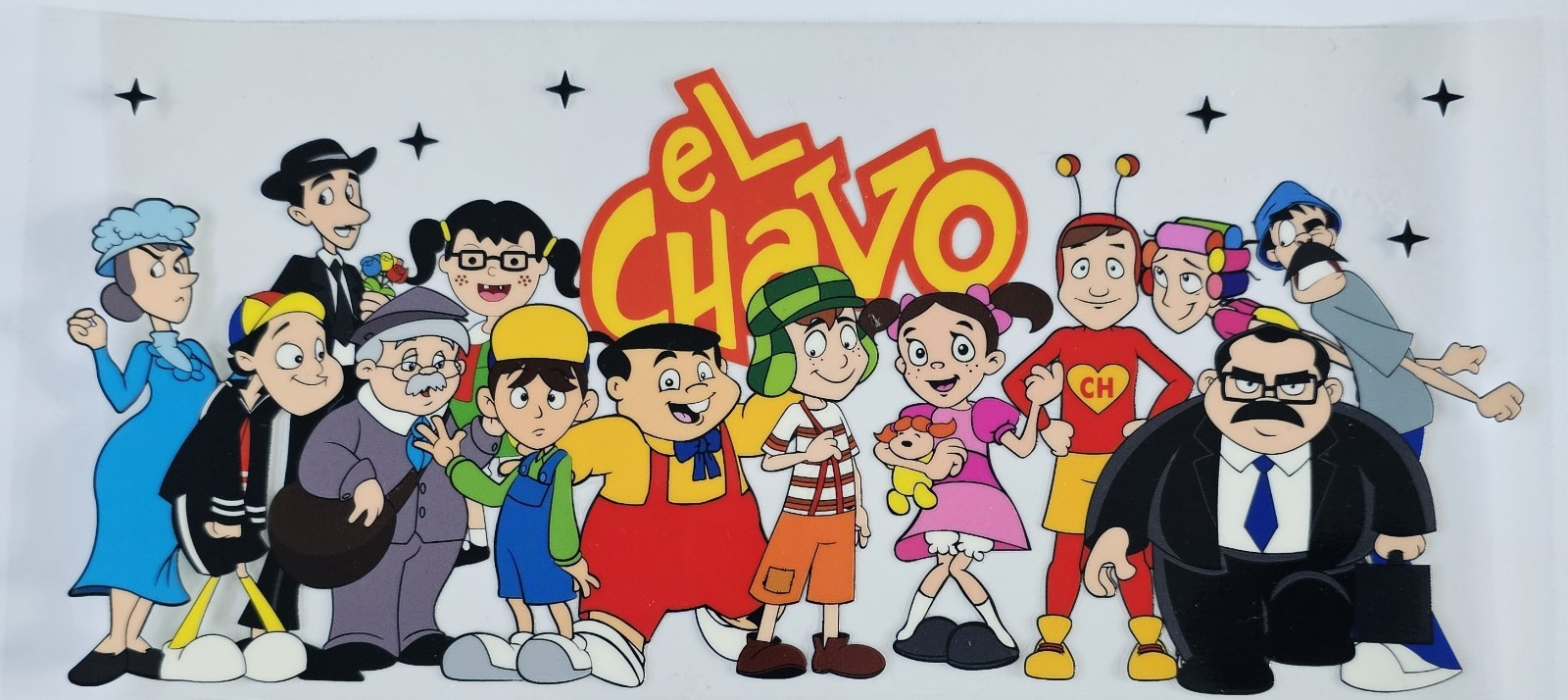 El Chavo UV DTF CUP WRAP TRANSFER DECAL