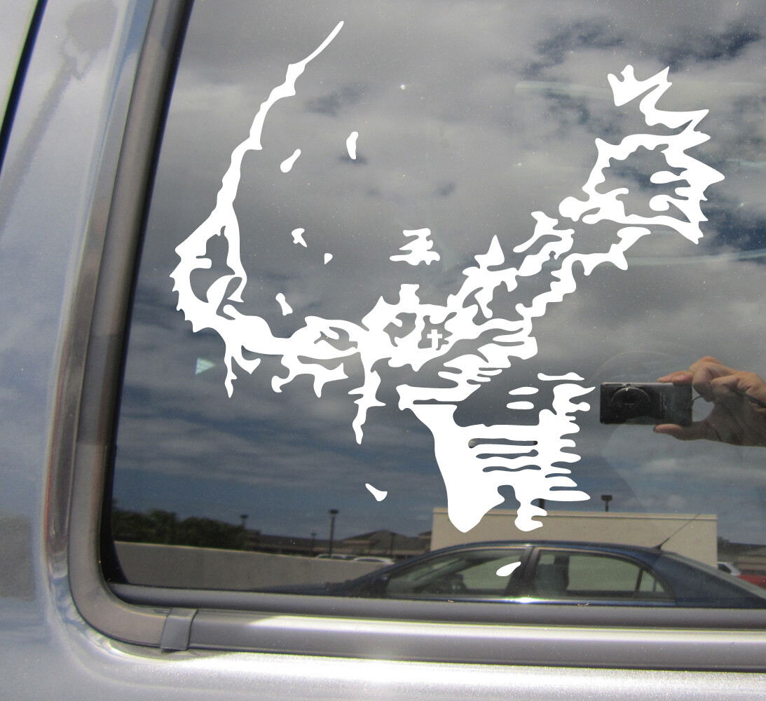 Jesus Crown of Thorns – Christian Crucifixion Car Auto Vinyl Decal Sticker 08032