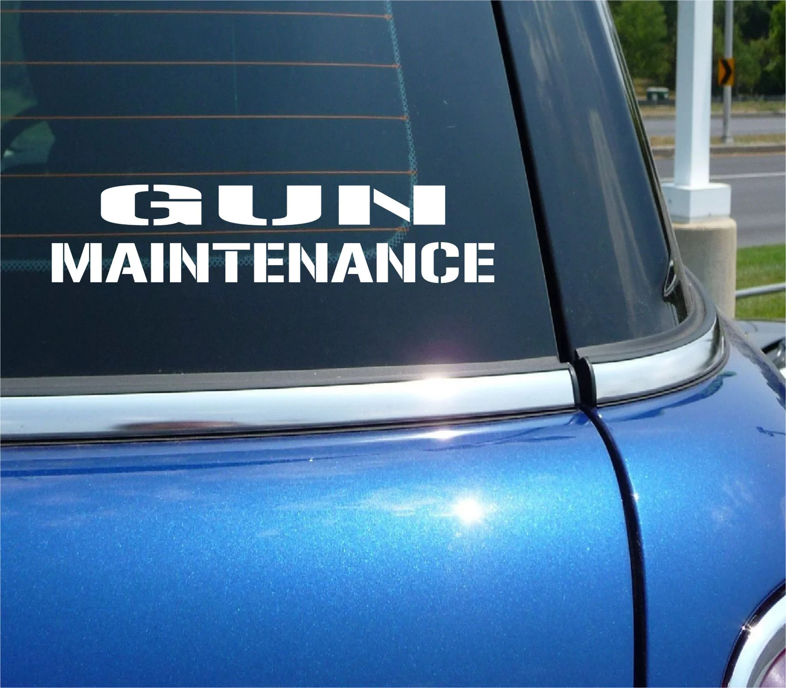 GUN MAINTENANCE VINYL DECAL STICKER FOR AMMO CAN BULLET BOX SHELL CALIBER RIFLE