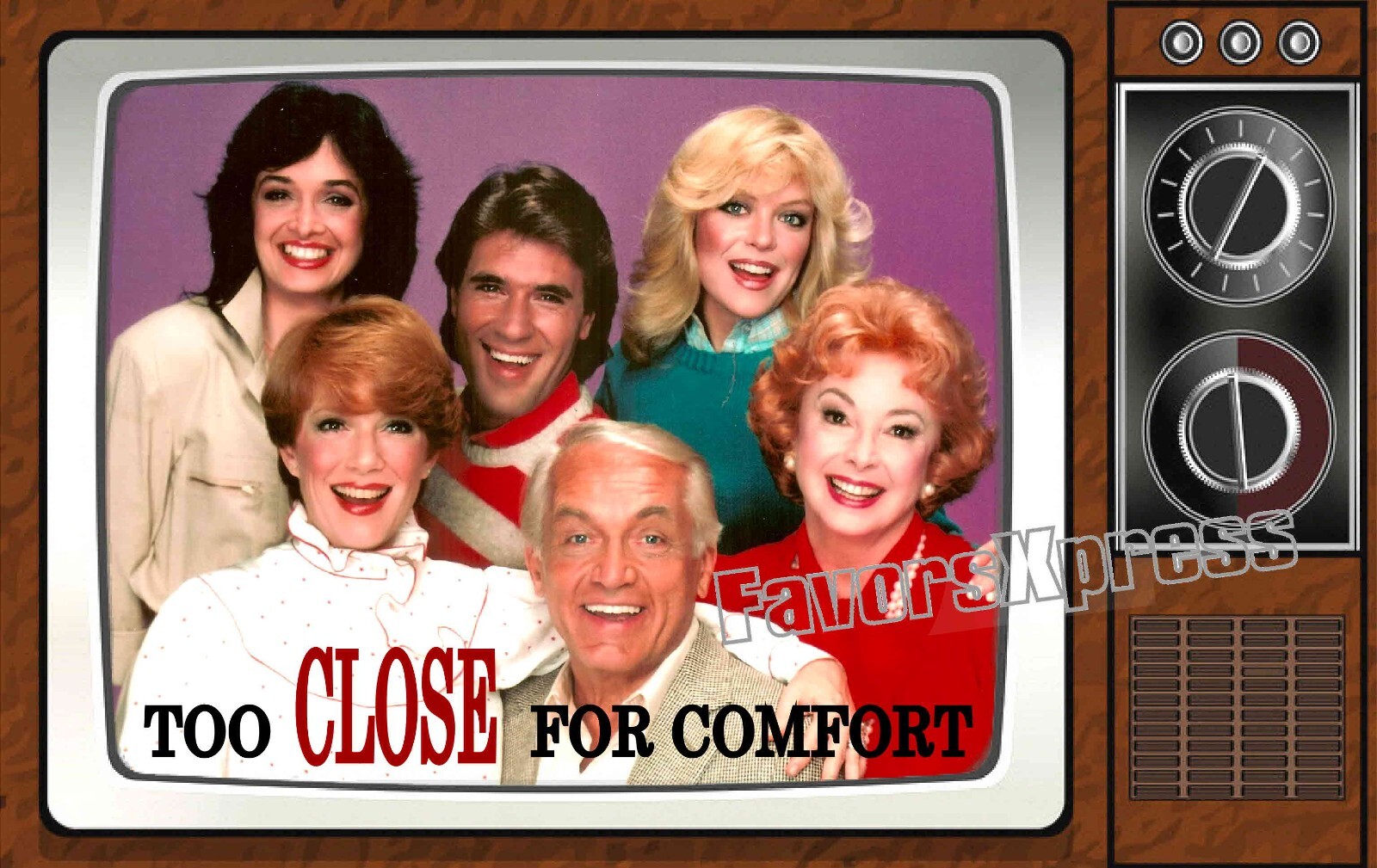 Too Close for Comfort Classic TV Show PHOTO MAGNET 4 X 2.5 INCHES